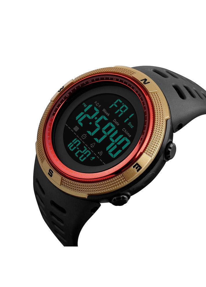 1251GDRD Black-Gold-Red SALE Skmei (341334357)