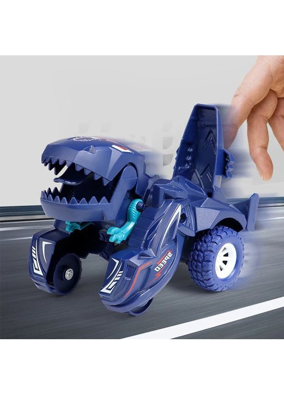 Трансформирующая машинка-динозавр – инерционная игрушка с автоматическим преобразованием. Подарок для мальчиков! No Brand (370677232)