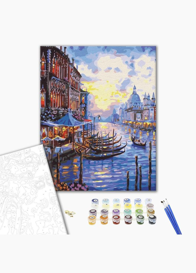 Картина по номерам Прекрасная Венеция природа города 40х50см роспись по холсту BS7191 Brushme (322777499)