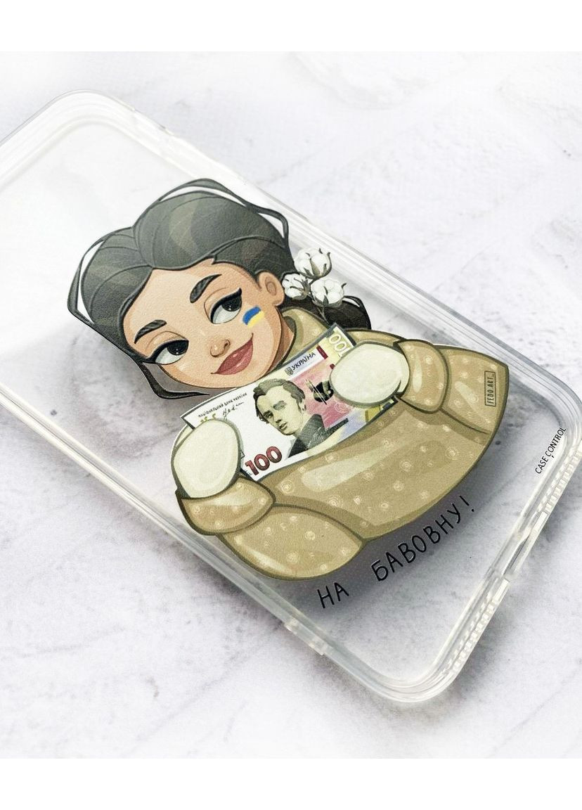 Прозорий чохол на Samsung Galaxy A52 На бавовну (патріотичний принт 217) Creative (362965464)