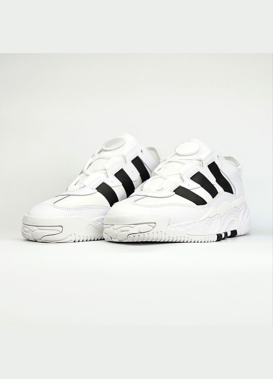 Кросівки жіночі і чоловічі Adidas Niteball white | Адідас Найтбол білі No Brand білі демісезони (307397787)