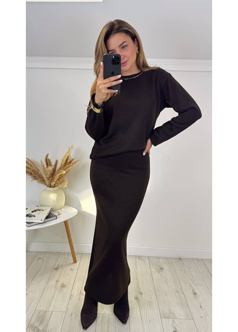 Костюм Ангора,спідниця максі,кофта вільного крою Україна (367047212)