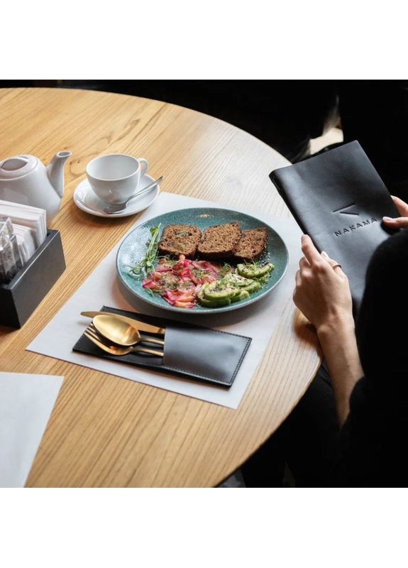 Чехол для столовых приборов, кожаный куверт-конверт для подачи приборов ( ) China (366874569)