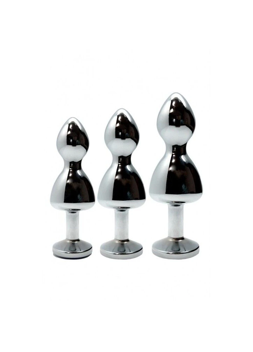 Анальная пробка Lollypop Double Ball Metal Plug Red S Wooomy (317256784)