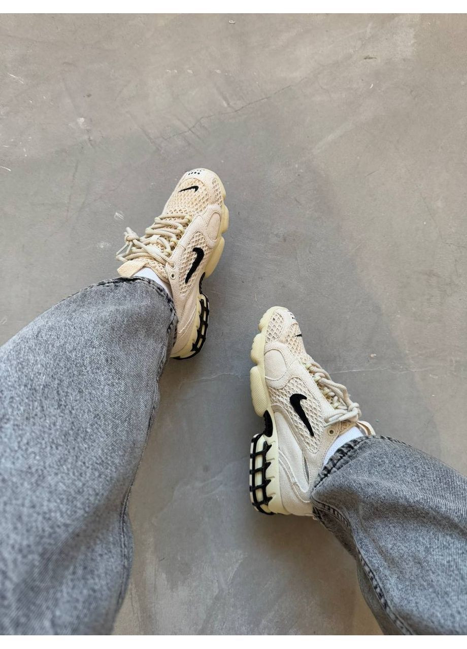Бежеві всесезонні nike x stussy air zoom spiridon 38 No Brand