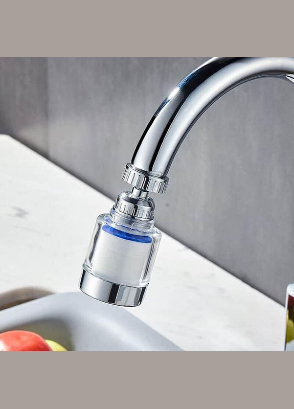 Універсальний проточний фільтр-насадка на кран із 7 картриджами 1 мкм для очищення води No Brand (351902798)