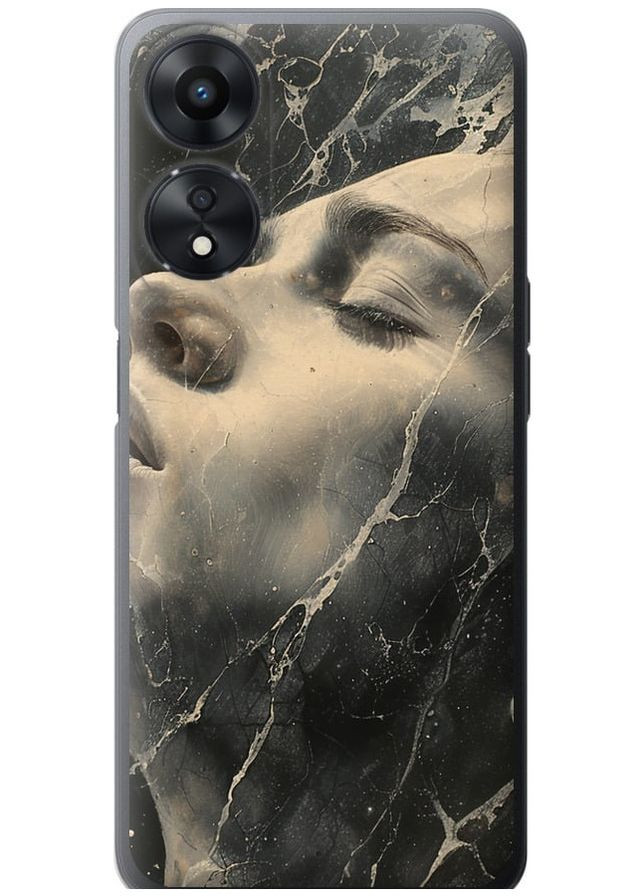 Силіконовий чохол 'Мармурова жінка' для Endorphone Oppo A78 5G (285699592)