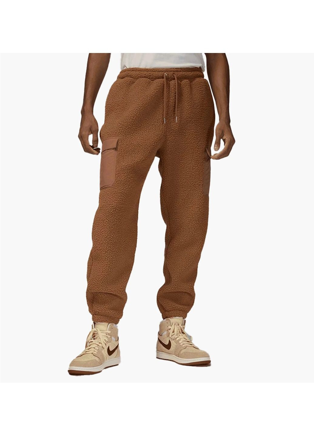 Коричневые демисезонные брюки Air Jordan