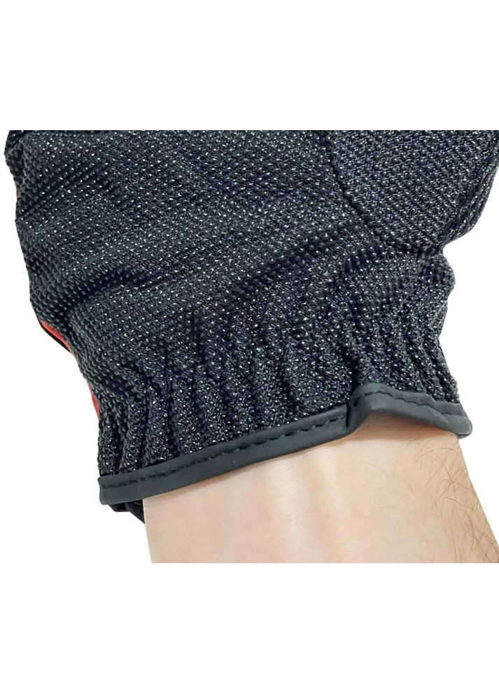 Рукавички для фітнесу та спорту тканинні (чорно-червоні) No Brand (356116930)