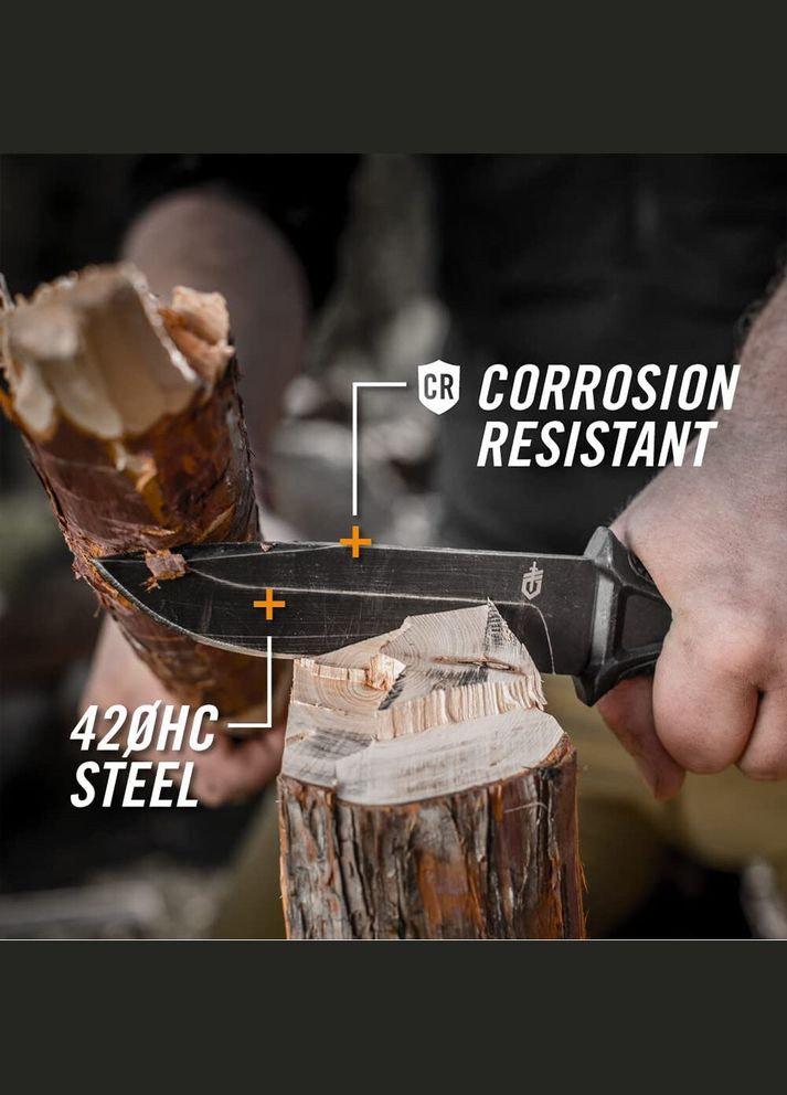 Тактический нож Strongarm Fixed Serrated Black 25,1 см 1027840 Gerber (317303734)