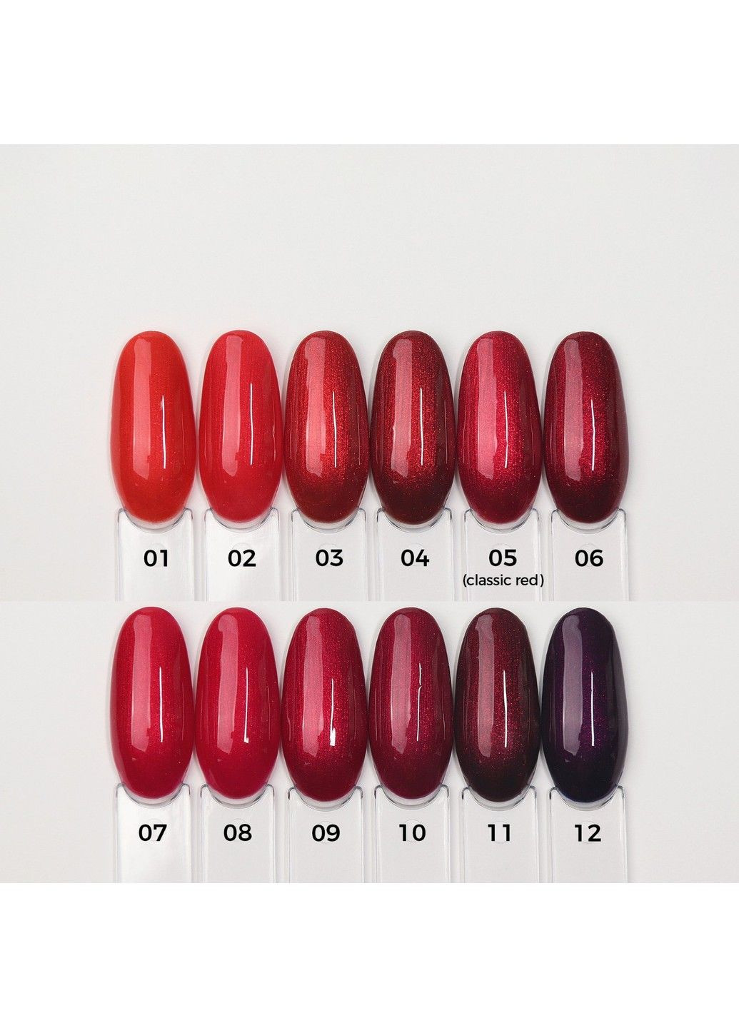 Гель-лак с шиммером Red Shimer Gel № 04 (рубиново-красный) 5 мл. MagicNail (315440001)