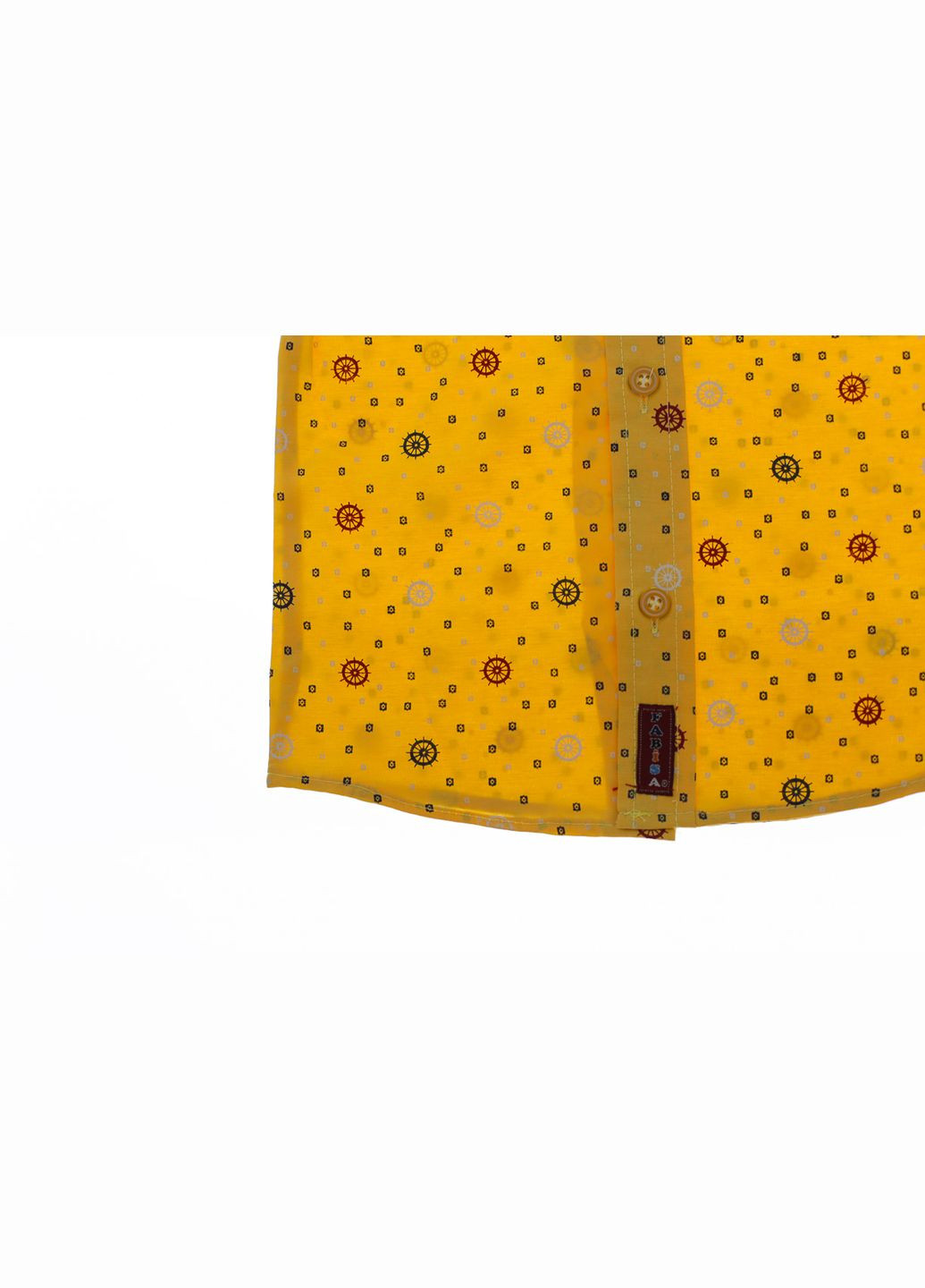 Сорочка з коротким рукавом для трикотажного хлопчика Морська жовта 110 см (31267) BABYKROHA (297200203)