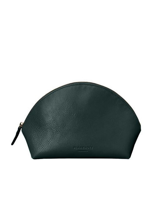 Жіноча шкіряна косметичка 8.0 Зелена (A-028821) BlankNote (329742907)
