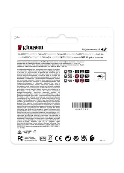 Карта пам'яті (SDCIT2/8GB) Kingston 8GB microSDHC class 10 UHS-I V30 A1 (390261894)