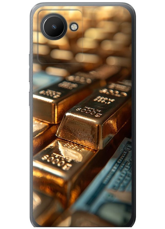 Силіконовий чохол 'Сяйво золота' для Endorphone Realme C30 (291133335)