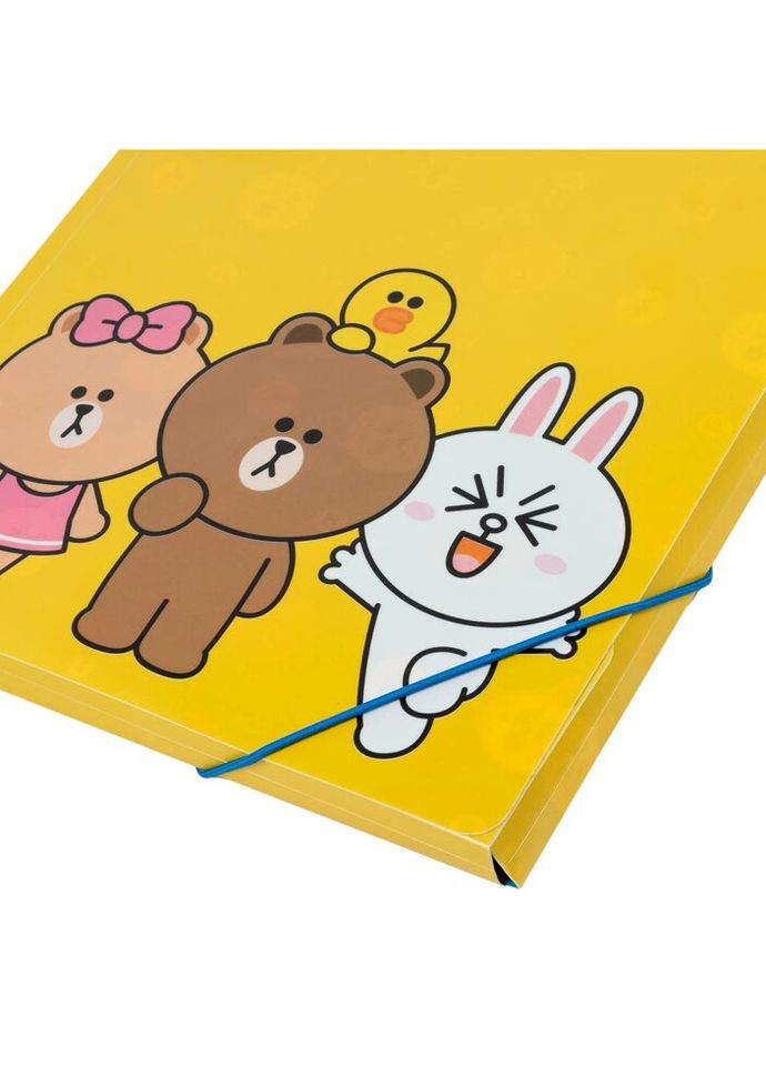 Папка на резинке A4 Line Friends 492098 Yes (328391883)
