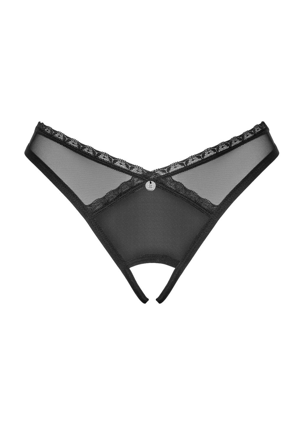 Черный демисезонный трусики с открытым доступом latinesa otwarte Obsessive