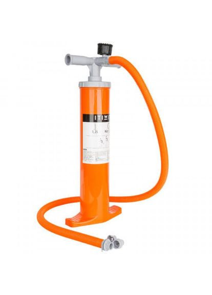 Ручной Насос Двойного Действия для Каяка/Байдарки (2 х 2,6 л) с Манометром Оранжевый Itiwit (342966683)