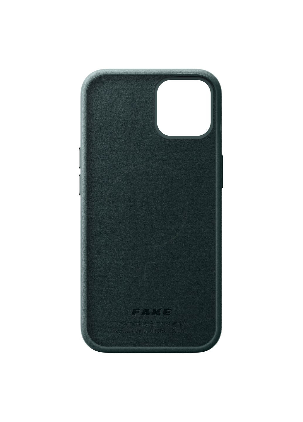 Панель FAKE Leather Case для Apple iPhone 13 Pro Max Shirt Green (ARM61377) ArmorStandart (260474943)