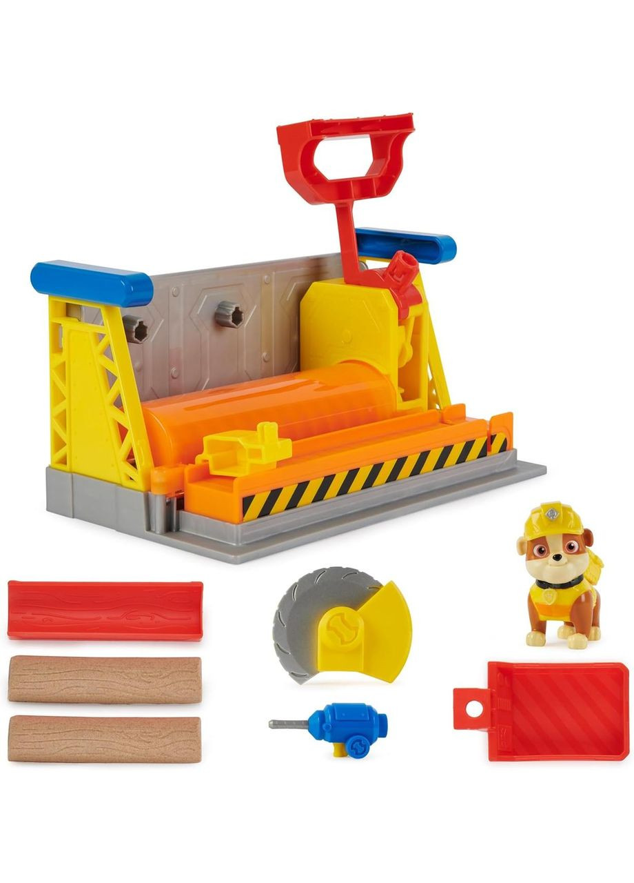 Щенячий патруль Кремез і команда Майстерня та фігурка Кремеза Оригінал Rubble & Crew Rubble’s Workshop Playset Spin Master (365251714)