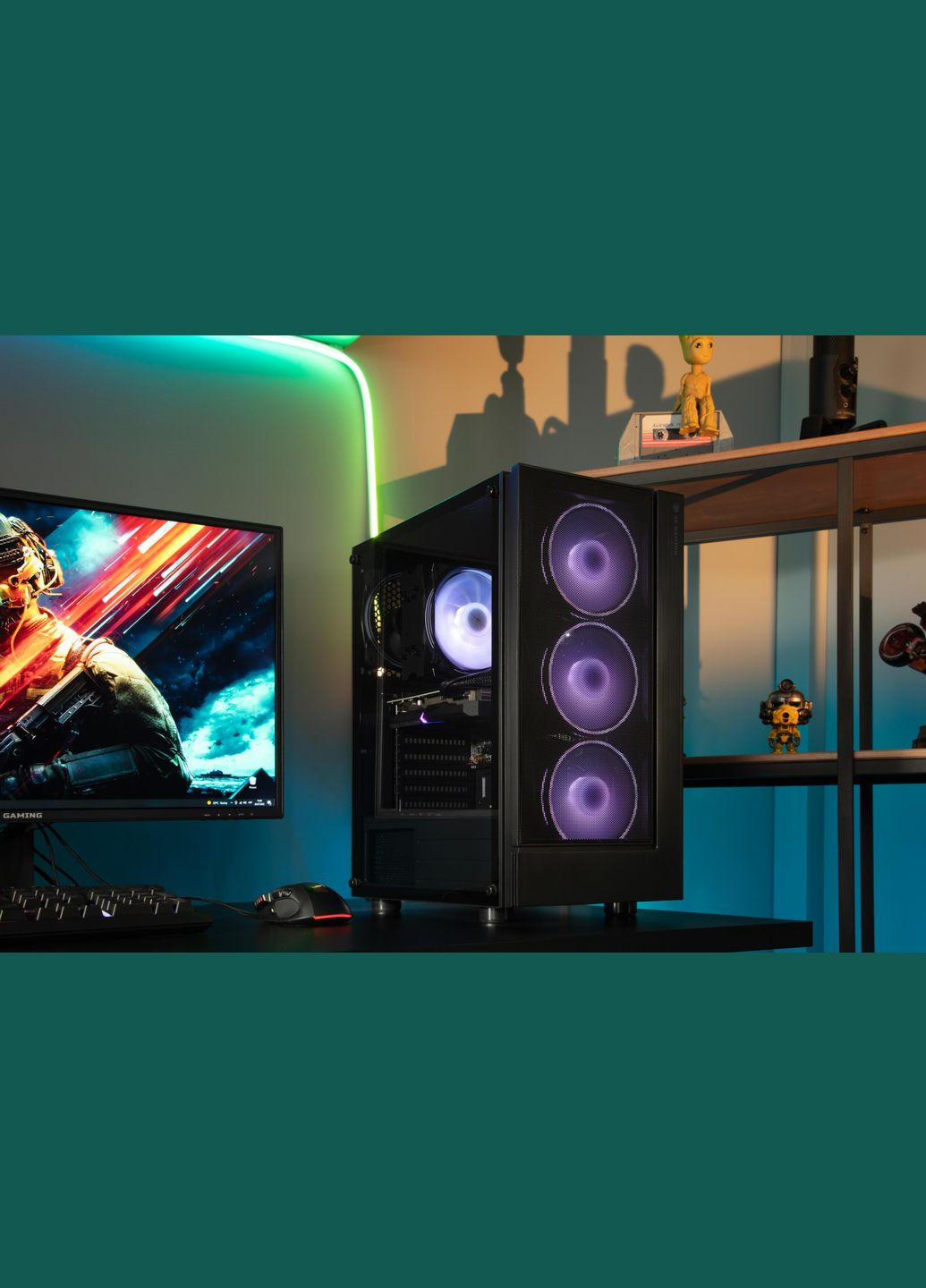 Комп’ютер персональний Complex Gaming Intel i5-12400F, 16Gb, F512GB+F1TB, NVD3060-12, B660, G3301, 650W, FreeDos 2E (316390817)