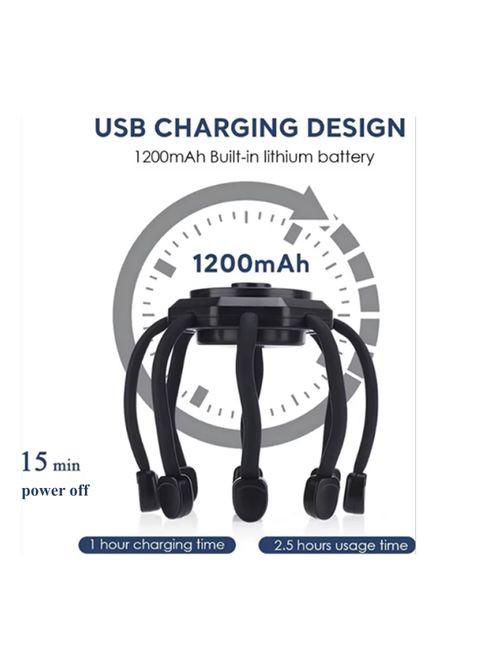 Электрический массажер для головы "Паучок" 15x16 см HBC (372890180)