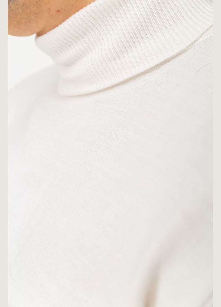 Белый зимний свитер мужской однотонный Ager 161R1770