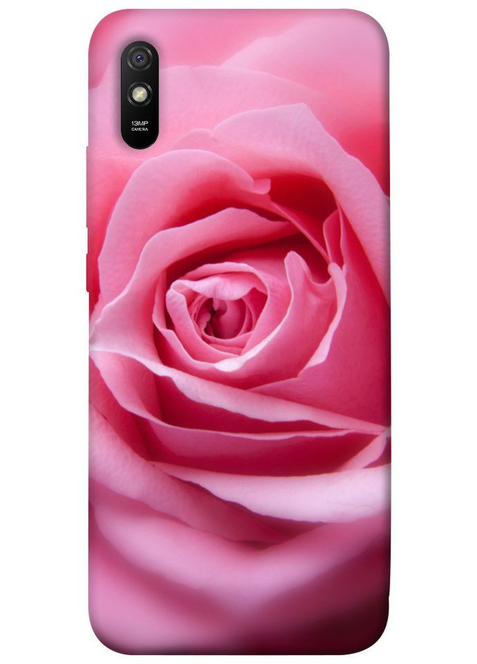 Чохол з принтом для Xiaomi Redmi 9A / на Ксяомі, сяомі, ксіомі редмі 9а Pink bud No Brand (339062251)