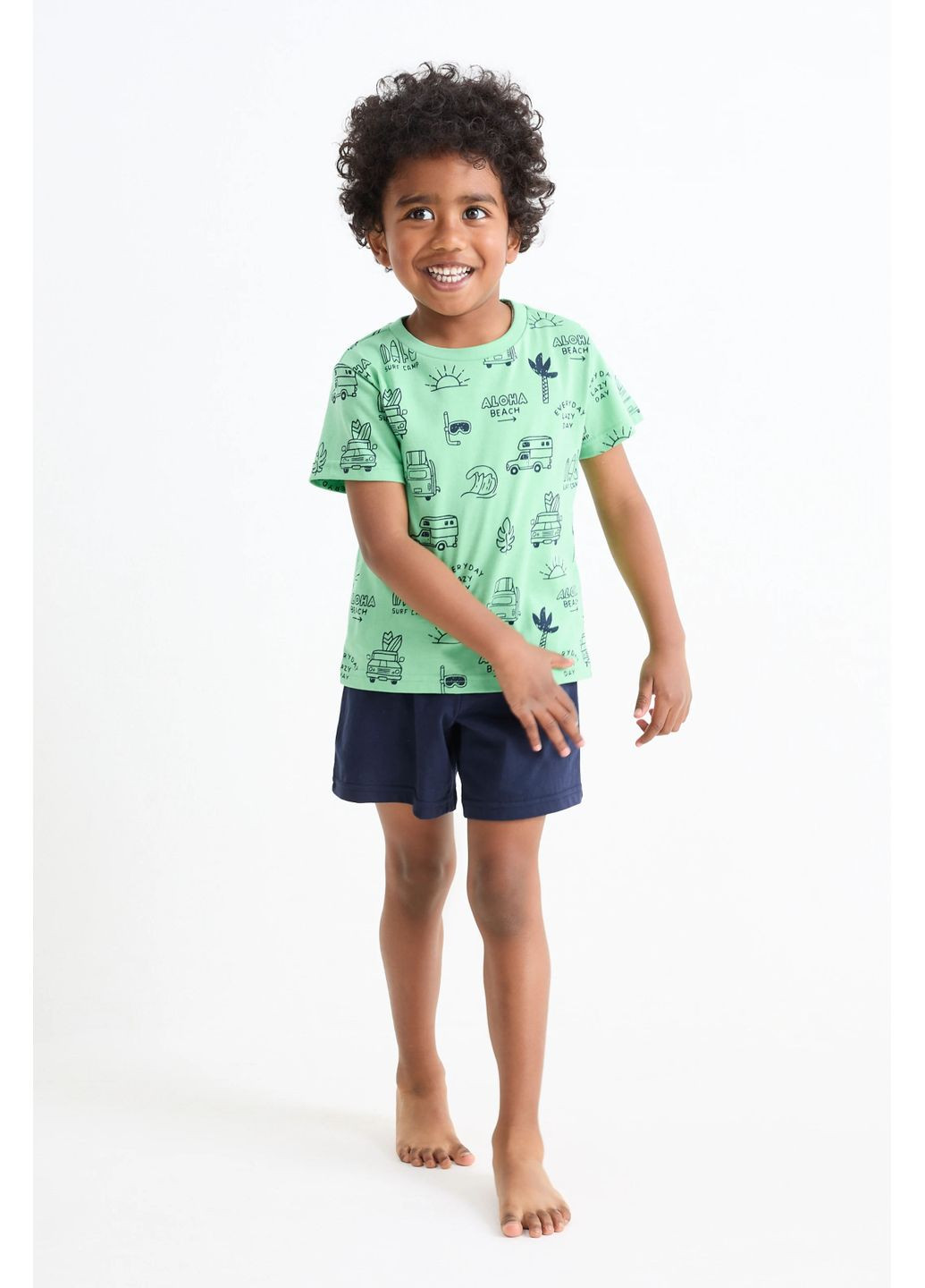 Комбинированная всесезон пижама (шорты, футболка) C&A