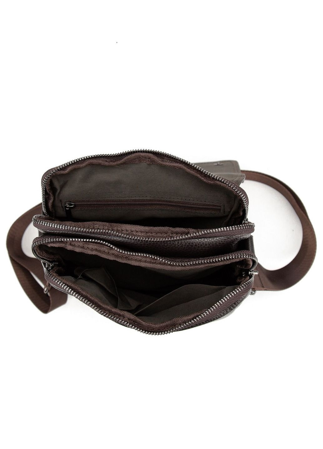 Кожаный мессенджер с клапаном на два отдела RoyalBag M56-3508 (338889883)