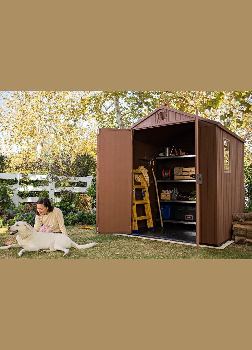 Сарай садовий пластиковий (будиночок) DARWIN 6x6 (17210353) Keter (334006725)