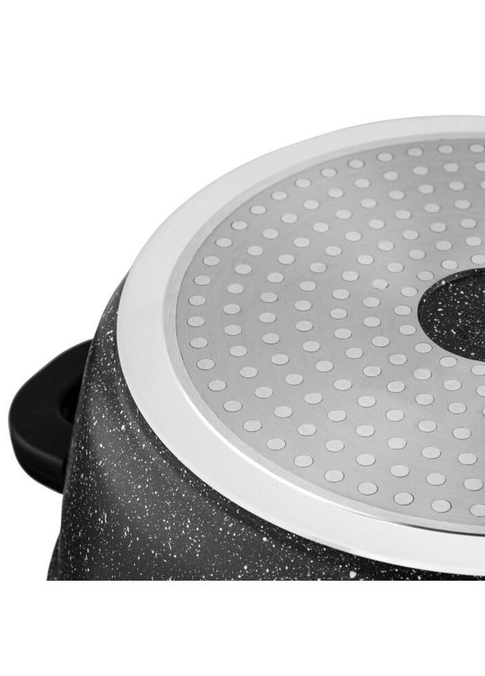 Каструля з кришкою Gemini Anzio AR2454GE 26 см 5 л чорна Ardesto (319551961)