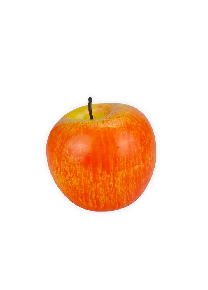 Искусственное яблоко желто-красное из пенопласта 8*7 см. -1041 No Brand (276533746)