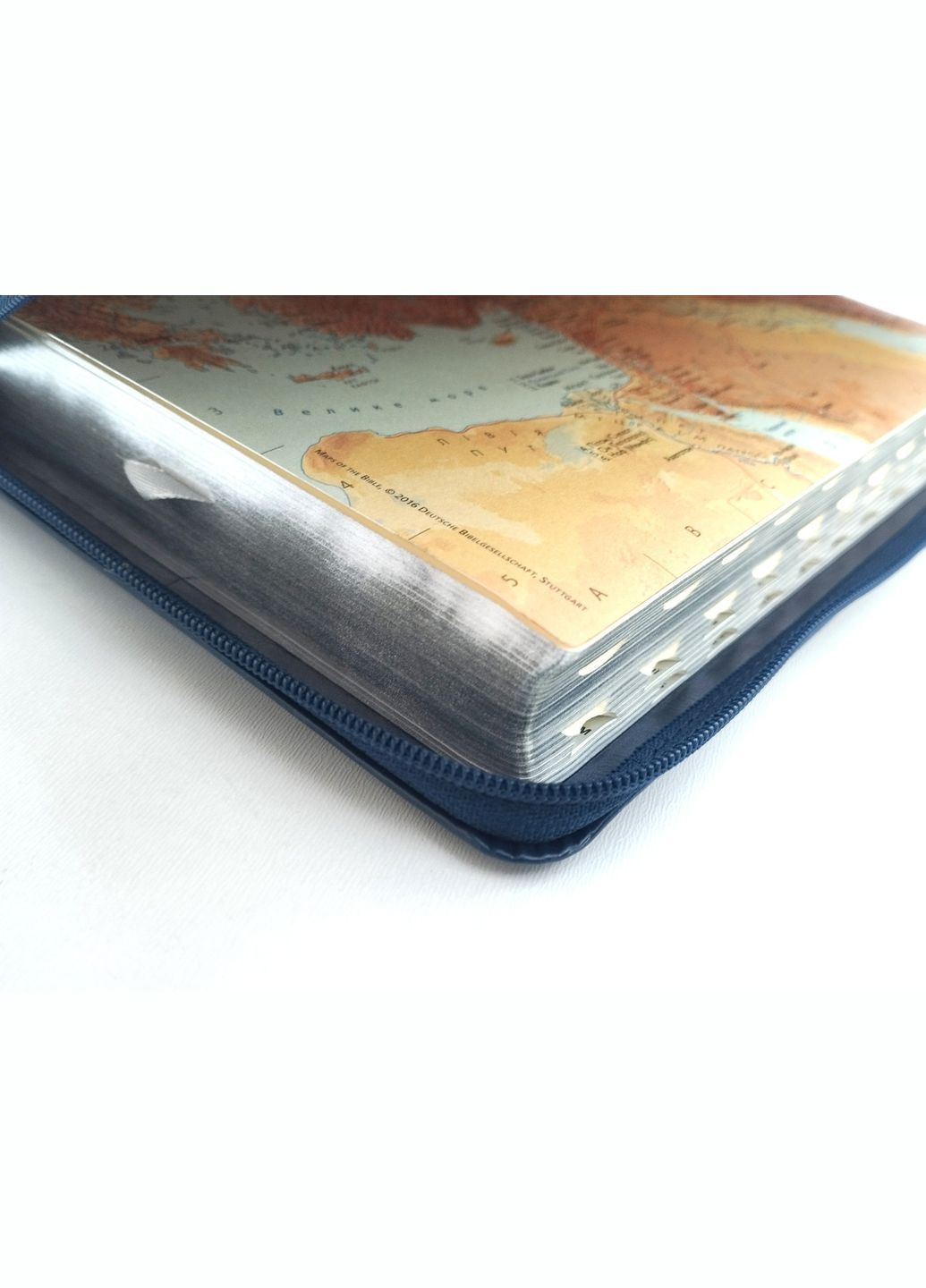 🇺🇦 Біблія. СП. Синя хрест. Замок, індекси, замінник шкіри 140х195 мм Українське Біблійне Товариство (316451585)