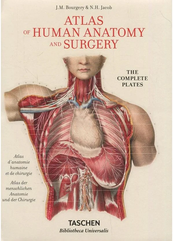 Atlas anatomy, Bourgery Taschen (370055335)