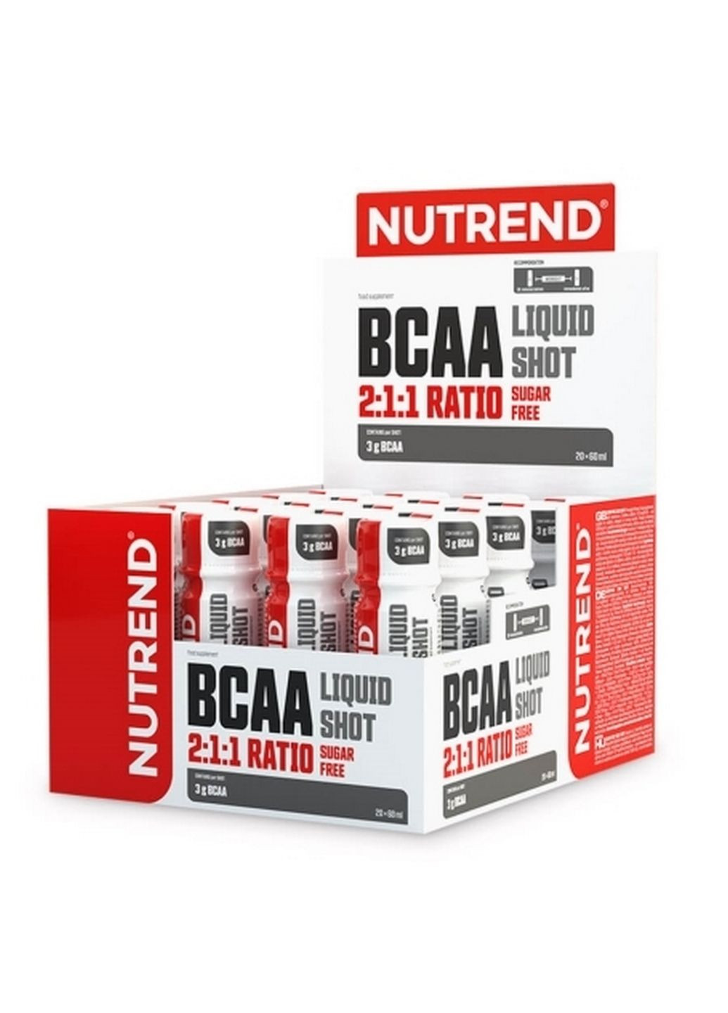 Аминокислота BCAA BCAA Liquid Shot, 20x60 мл Nutrend (293421675)