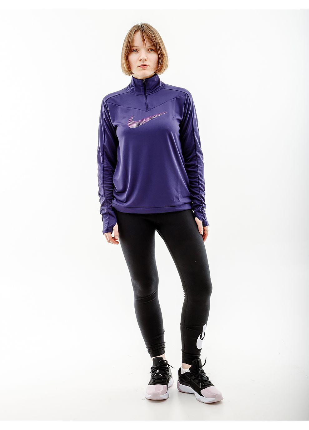 Жіноча Кофта SWOOSH Фіолетовий Nike (282317291)