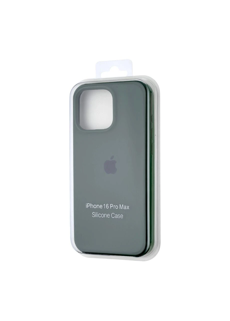 Чохол силіконовий протиударний для iPhone 16 Pro Max зелений Case (370163980)
