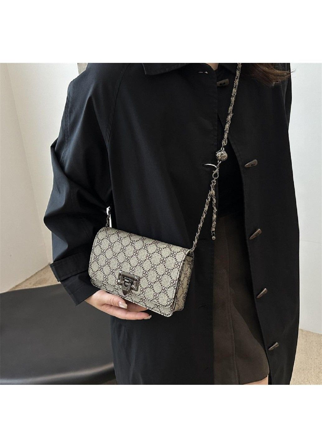 Кроссбоди на цепочке из эко-кожи P2-14502B Lilly (369892910)