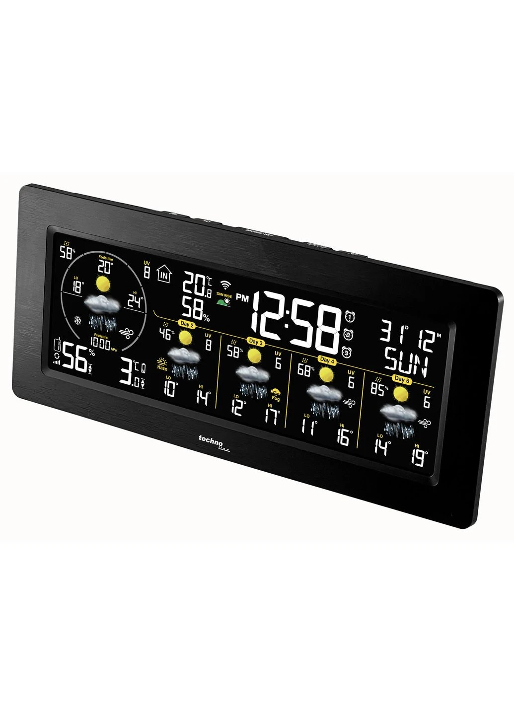 Метеостанция DirektWetter WD3050 Anthracite (WD3050) Technoline (390183655)
