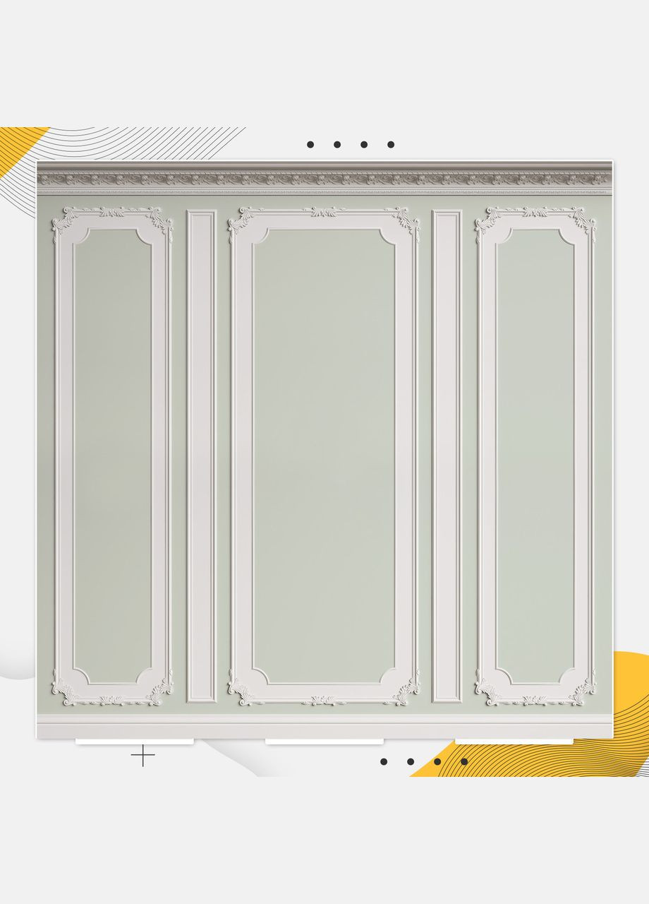 Пластиковый угловой 2D фотофон, 40x40 см - №62030 PolyPlast (354359644)