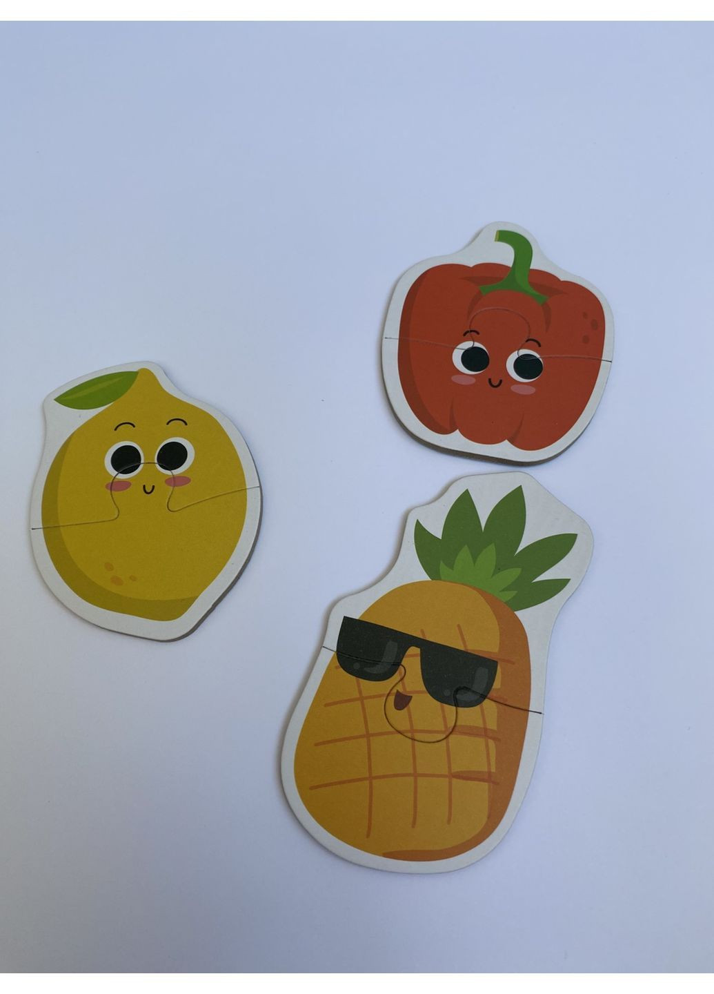 Пазл половинки Фрукти і Овочі Treehole (371796743)