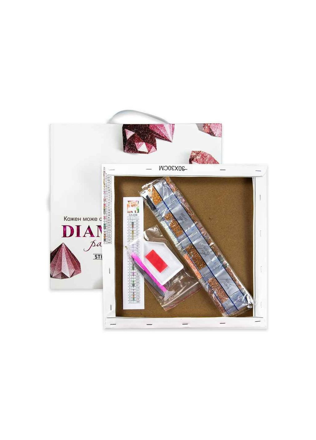 Алмазна картина "Протилежності" кр HX284 Strateg (356456946)