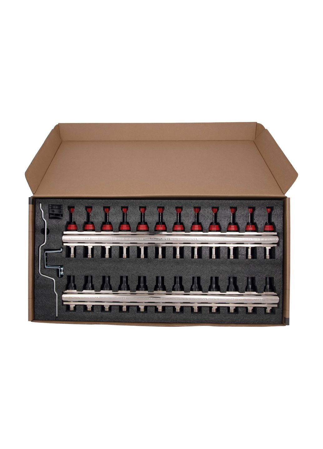 Коллектор с расходомерами Forte 1" 12 выходов SD Forte SF001W12 (341326333)