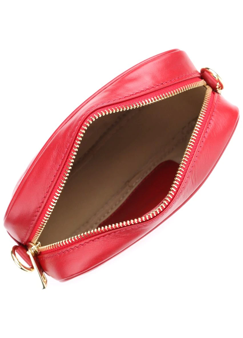 Сумка в ромбы из натуральной кожи (CA006-01DR dk red) Красный 18,5х13,5х6 см Tony Perotti (391808513)