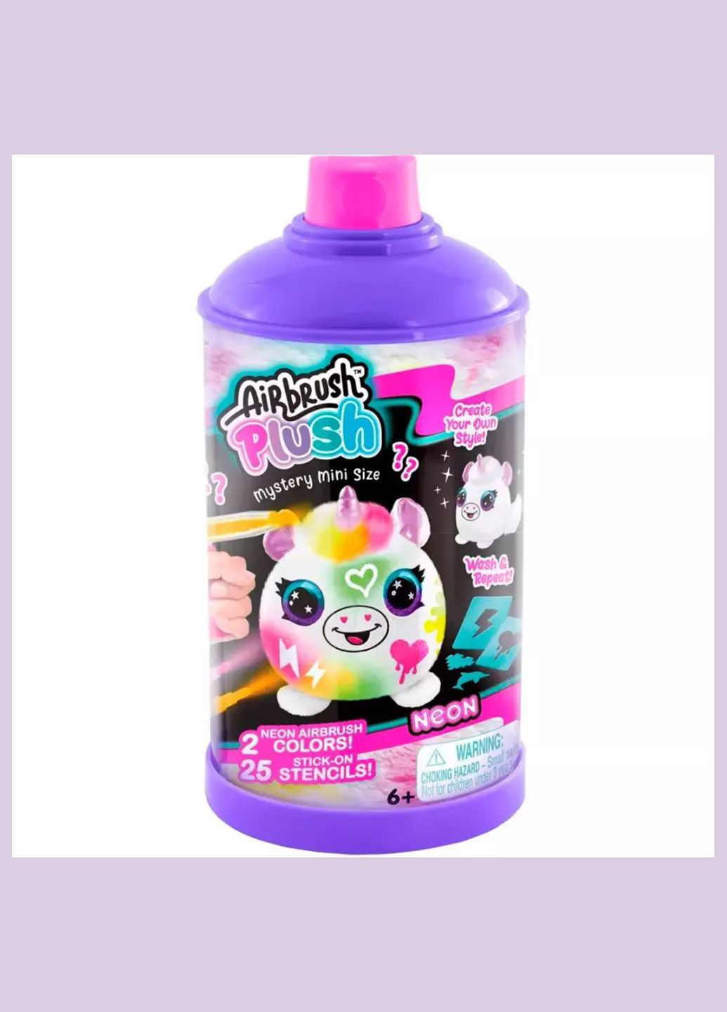 Набір-сюрприз для творчості DIY Airbrush plush Неон в асортименті (AIR020) Canal Toys (333252128)
