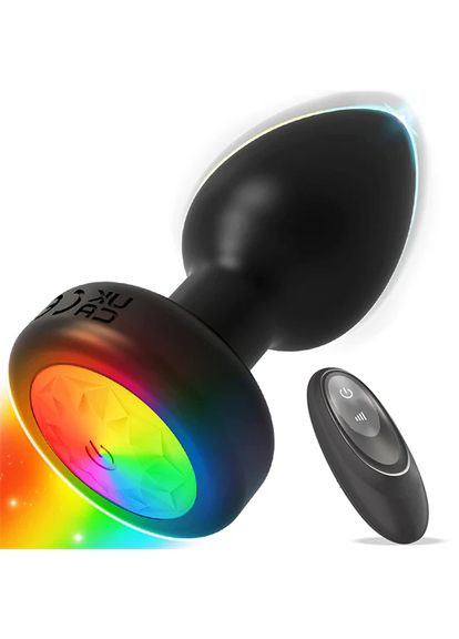 Анальна пробка LED Райдужна Rainbow (370202993)