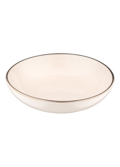 Тарілка (AR0720EBG) Ardesto Emilia, 820мл, 20см, кераміка, бежевий (366656429)