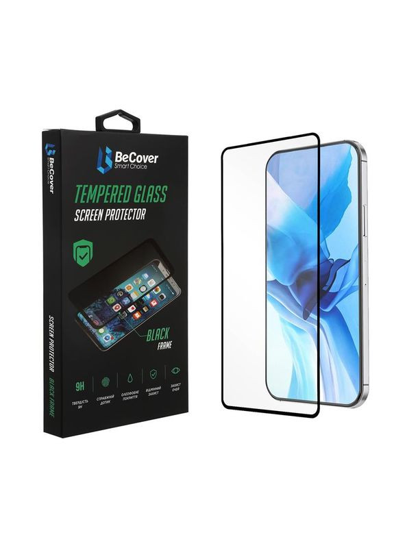 Захисне скло для Xiaomi Redmi Note 10/Note 10S Black (705993) BeCover (336959169)