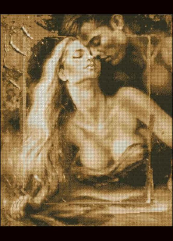 Набір для вишивання хрестиком. Розмір: 35*43 см Спокуса Лоскуток (315356251)